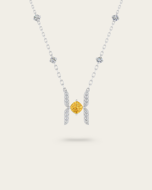 Cushion Cut unique Style Pendant