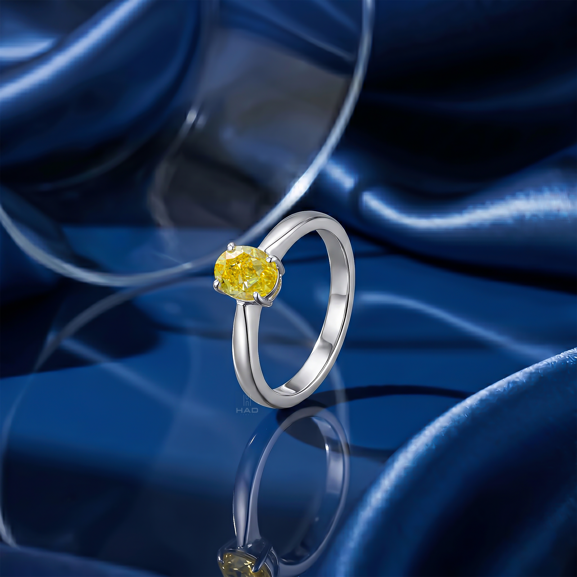 Oval Cut Solitaire Style Engagement Ring