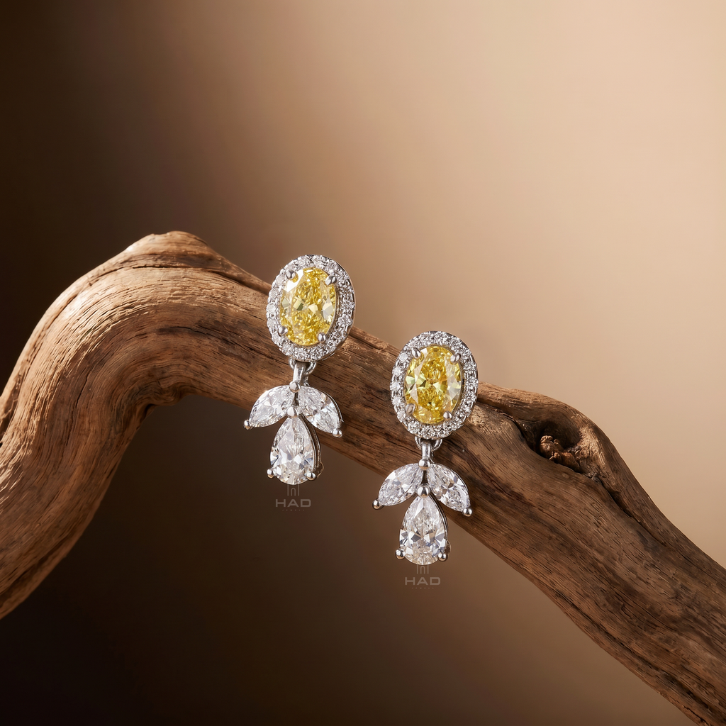 Oval Cut Yellow Lab Diamond