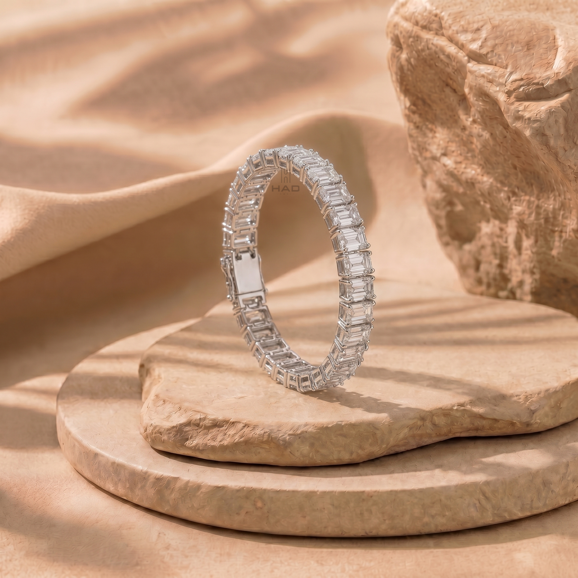 Radiant Cut Tennis Style Bracelet