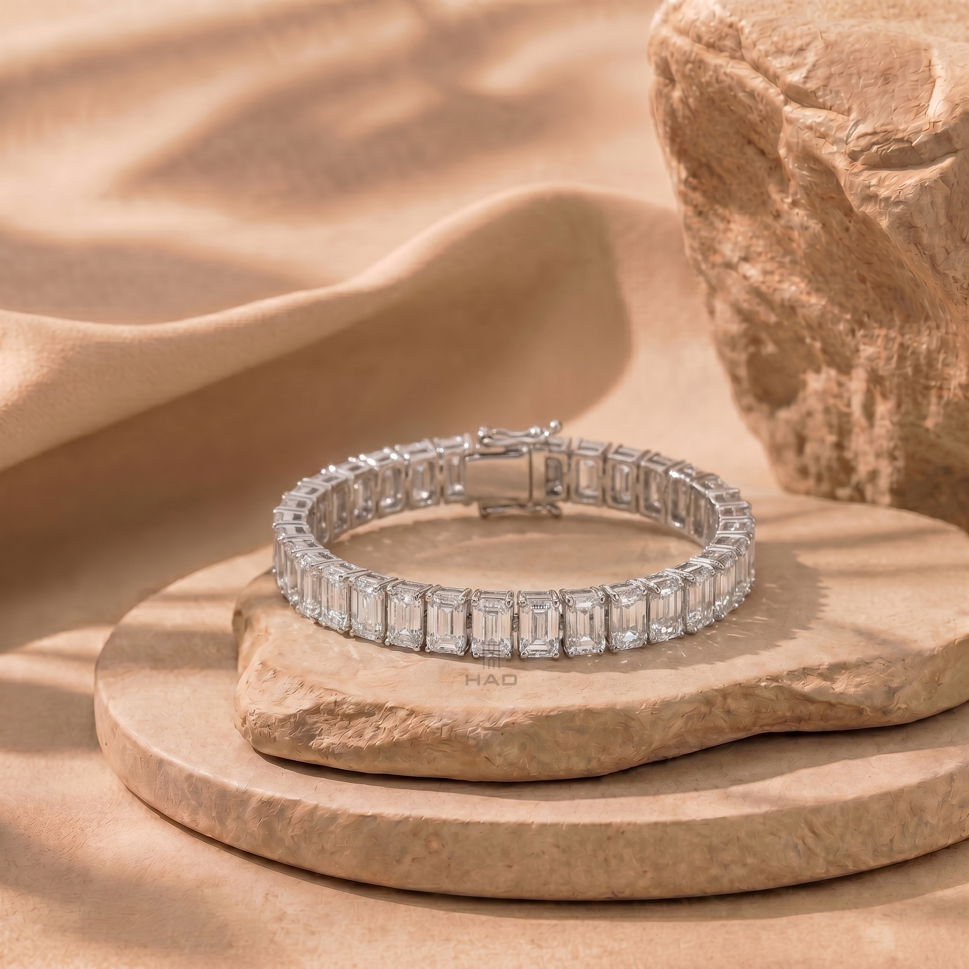 Radiant Cut Tennis Style Bracelet