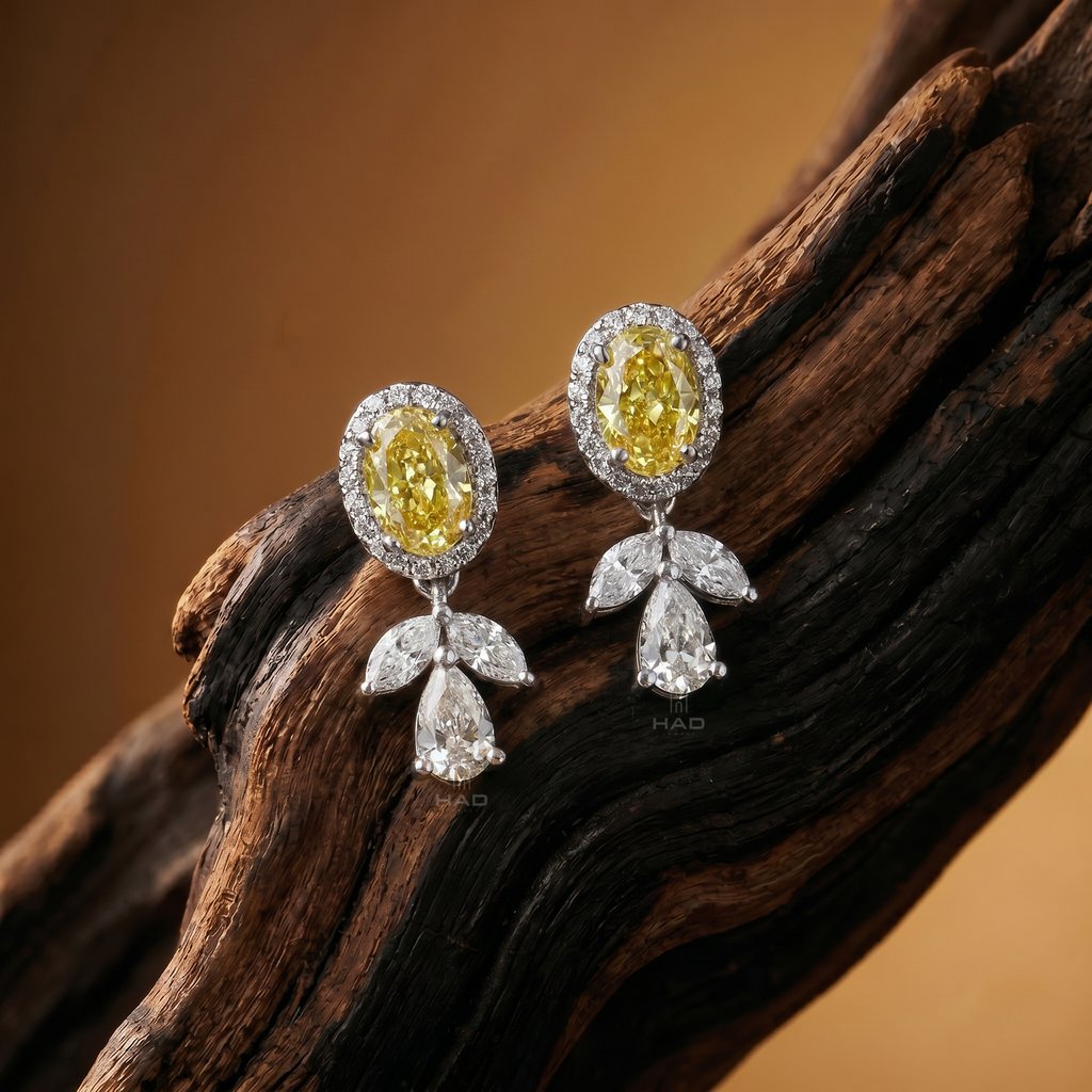 Oval Cut Yellow Lab Diamond