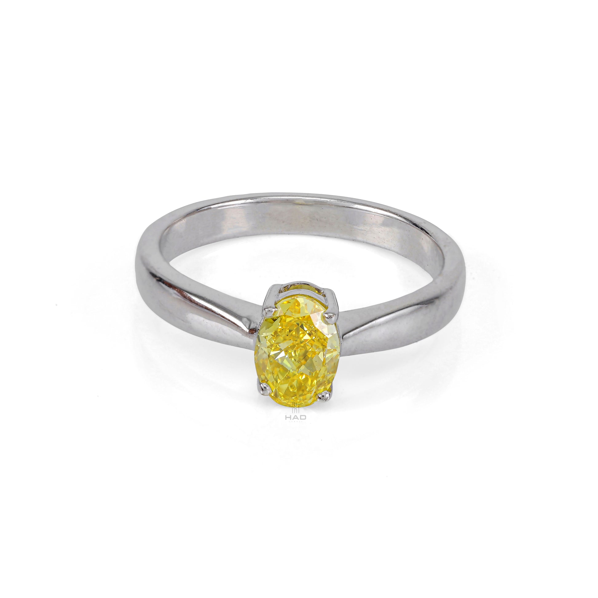 Oval Cut Solitaire Style Engagement Ring