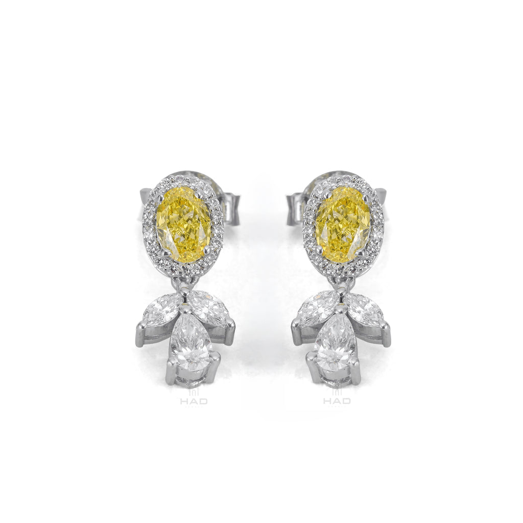 Oval Cut Yellow Lab Diamond