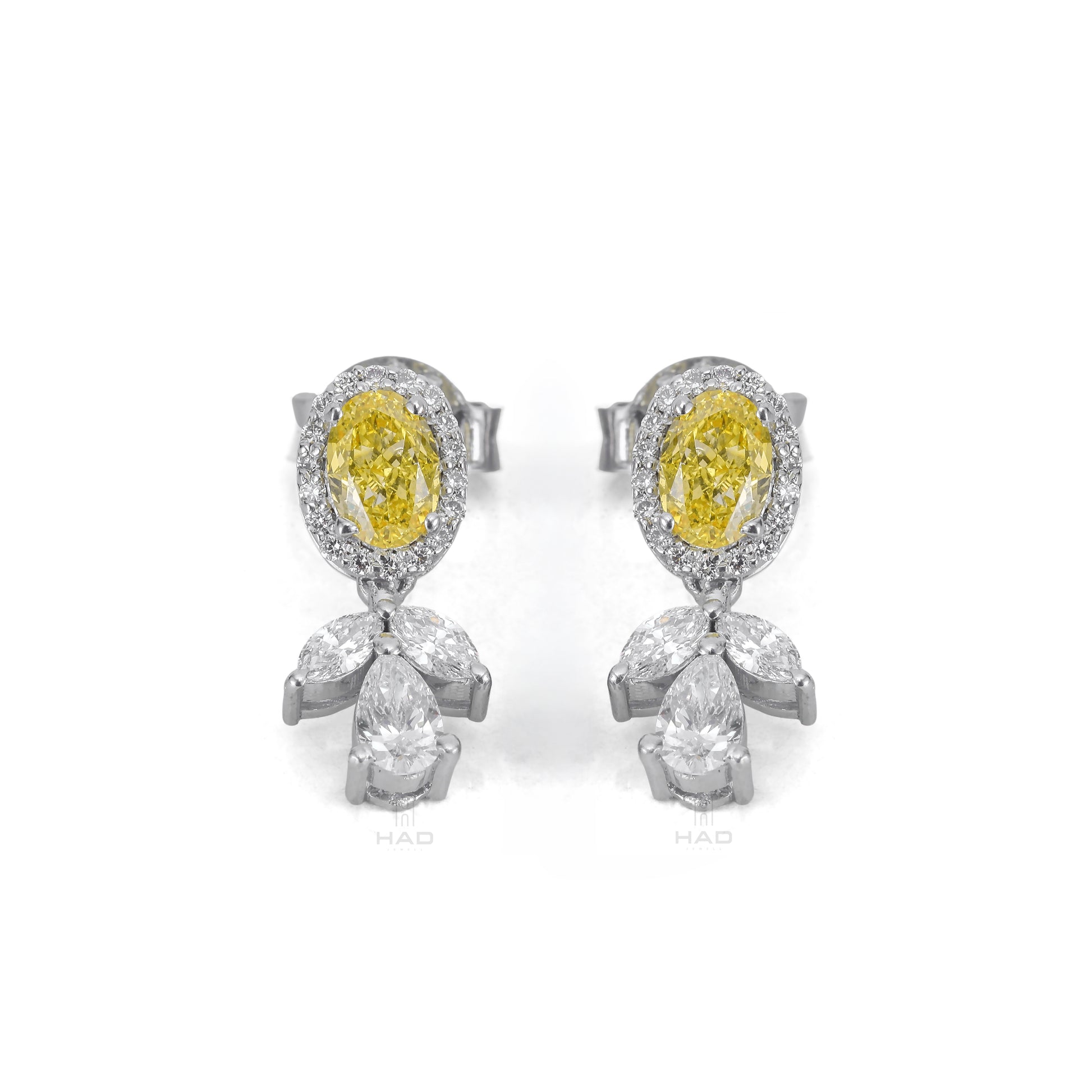 Oval Cut Yellow Lab Diamond